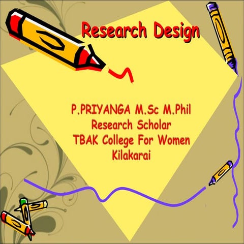 Rsearch design