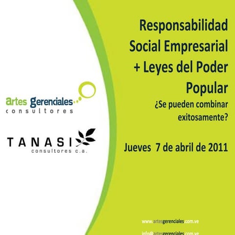 Ley del poder popular | PPTX