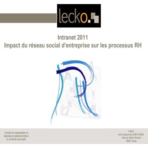 L'impact des réseaux sociaux d'entreprise sur les processus RH