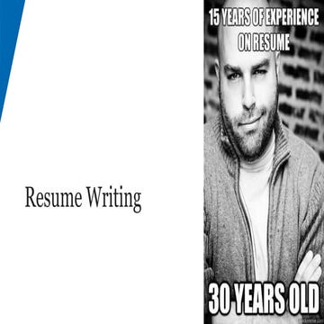 Resume Tips & Tricks