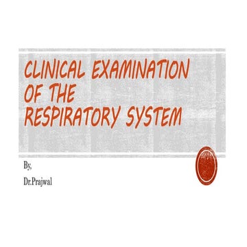Clinical Examination of RS