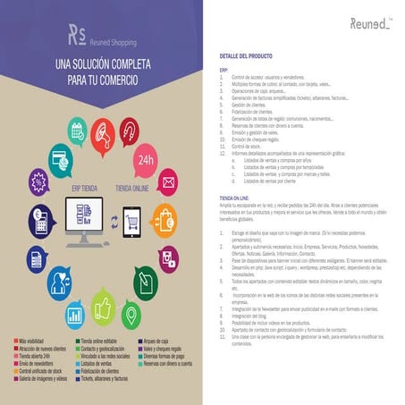 Solucion software para comercio fisico y online Rshopping / RFID retail