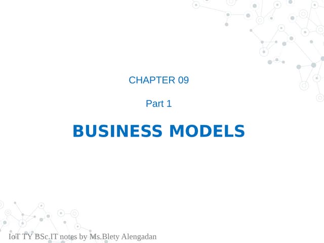 Business Models_Internet of Things (Part 01)