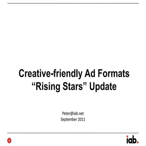 Mobile Rising Stars- IAB US | PDF