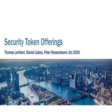 Security Token Offerings
