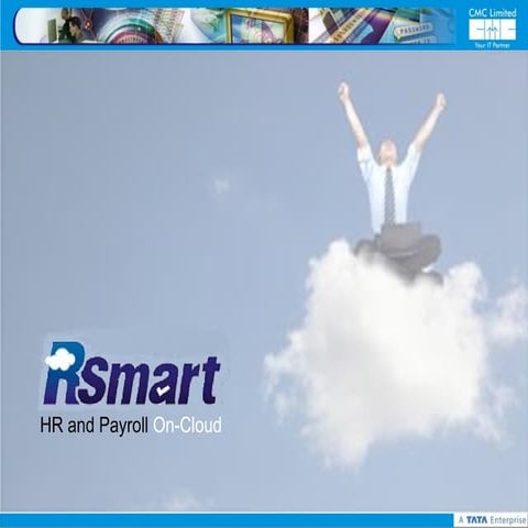 ex of my work for a client: HR solution On Cloud presentation