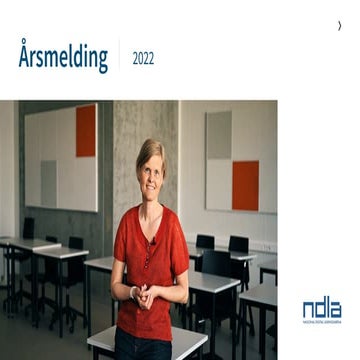 Årsmelding for Nasjonal digital læringsarena 2022 | PDF