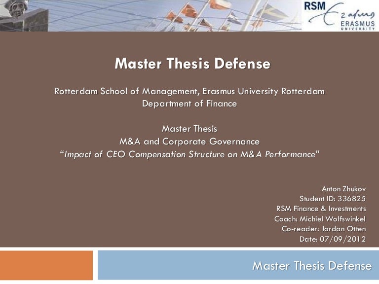 Dissertation proposal defenese
