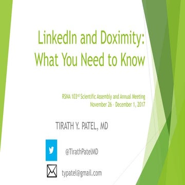 LinkedIn and Doximity: What You Need to Know