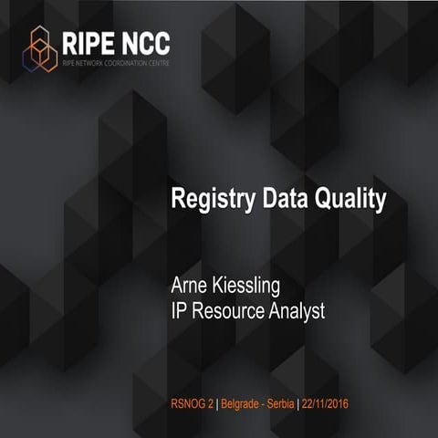 Registry Data Quality