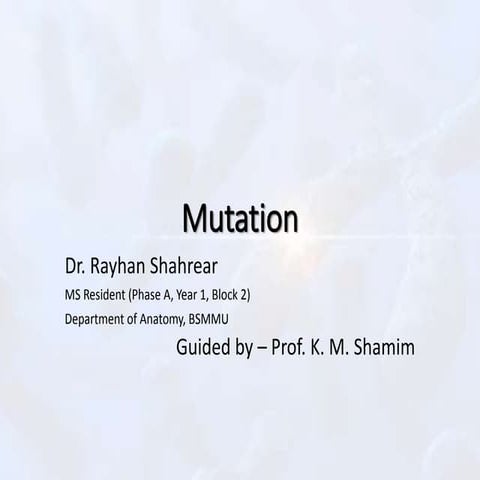 Mutation