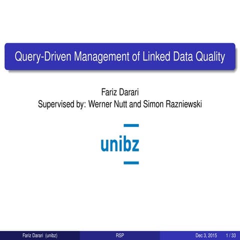 Research and Study Plan: Year II