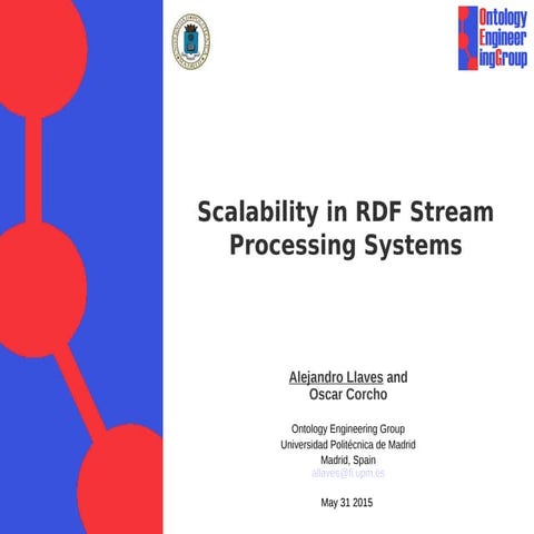 What we do to improve scalability in our RDF processing system