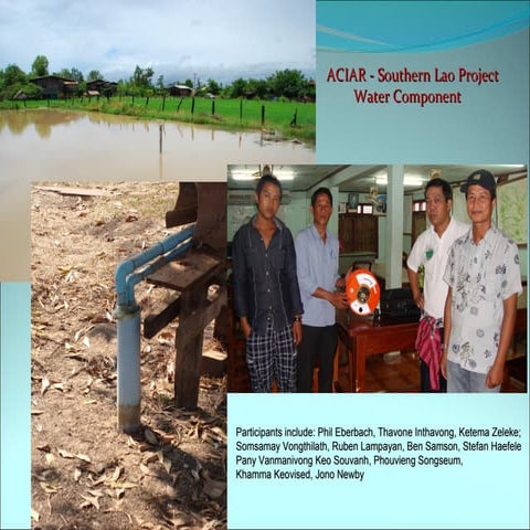 ACIAR - Southern Lao Project Water Component