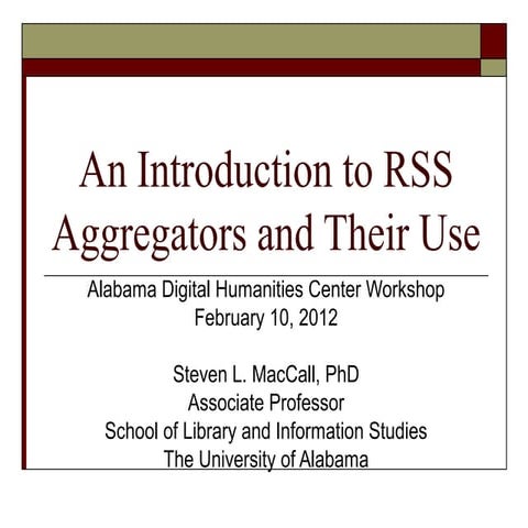 An Introduction to RSS Aggregators and Their Use