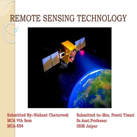 Remote sensing