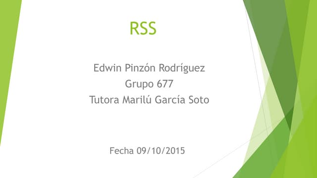 que es Rss, funcionamiento y tipos 