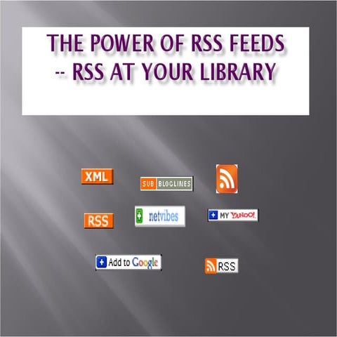 RSS @ Your Library