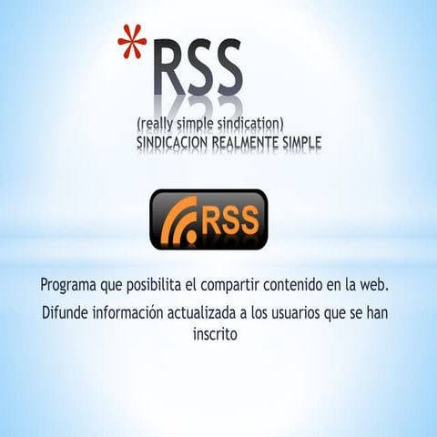 Rss   lectores en linea