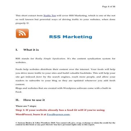 RSS Marketing Guide