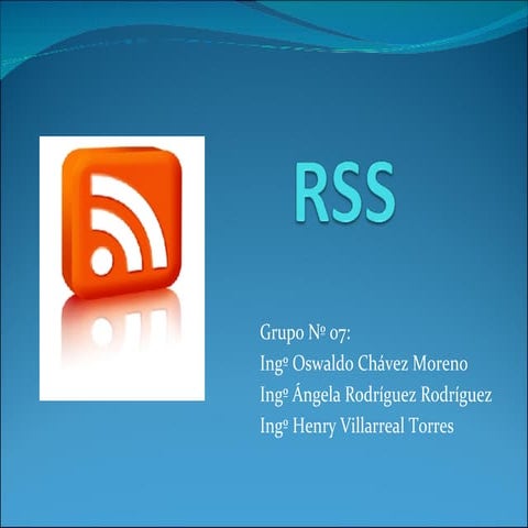 Los canales de noticias rss | PPT