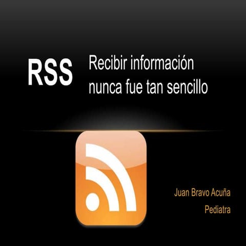 RSS: recibir y compartir información