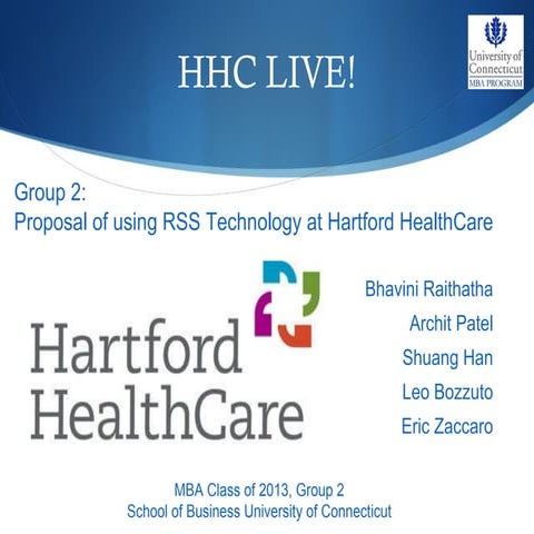 RSS Feed technology for Hartford Healthcare