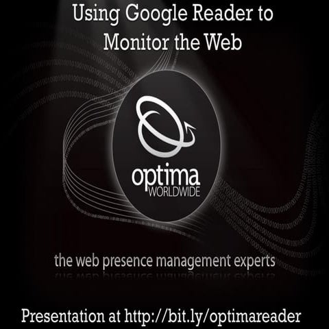 SEO: Monitor the Web With Google Reader