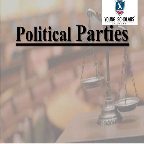 political Parties ppt class x ..........