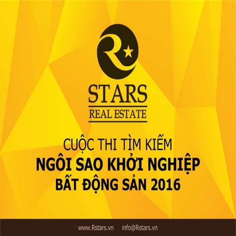 Khởi nghiệp Bất Động Sản R Stars 2016 - Thông tin mới nhất 22/11