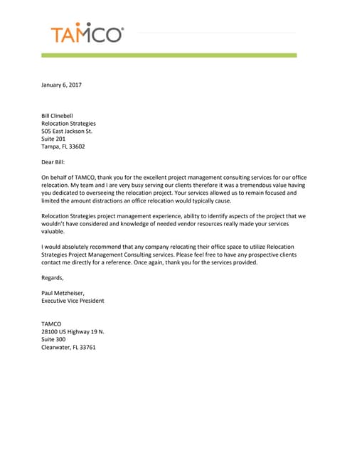 RST Reference Letter from the Grid Company | PDF