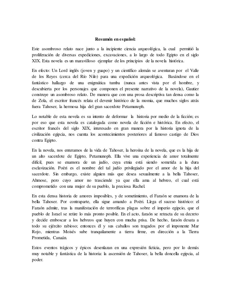 Petite Discussion Avec Une Momie Résumé