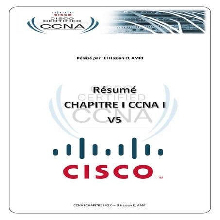 Résumé ccna 1chapitre 1 v5.0
