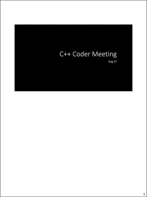 C++ Restrictions for Game Programming.