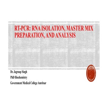 RT-PCR. MOLECULAR BIOLOGY.....PPT.......