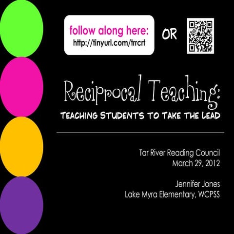 Reciprocal Teaching: A Comprehension Strategy