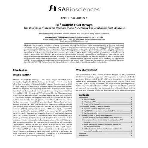 Rt2 micrornapcr arrayswhitepaper