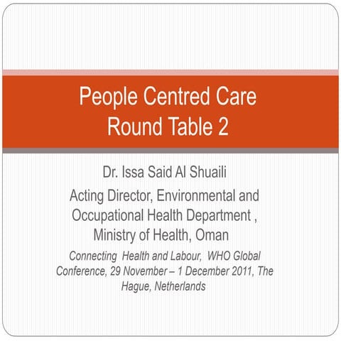 Rt 2 people centred care oman