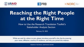 How to Use the Research Translation Toolkit’s Stakeholder Analysis Section