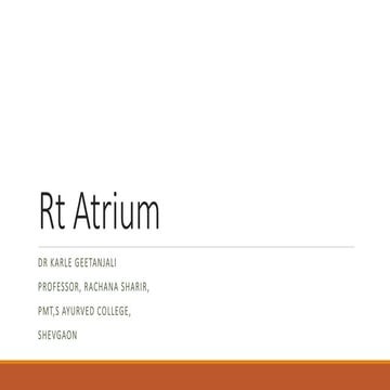 Right atrium of heart