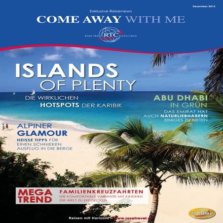 Reisenews – Rose Travel Consulting - Islands of Plenty