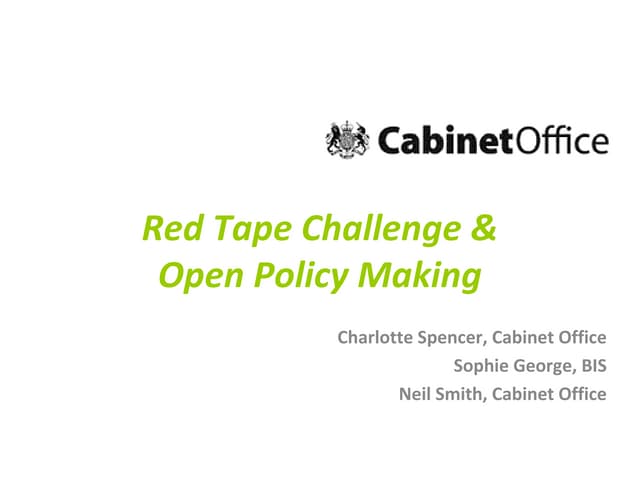 Open Policy Making Conference Red T...