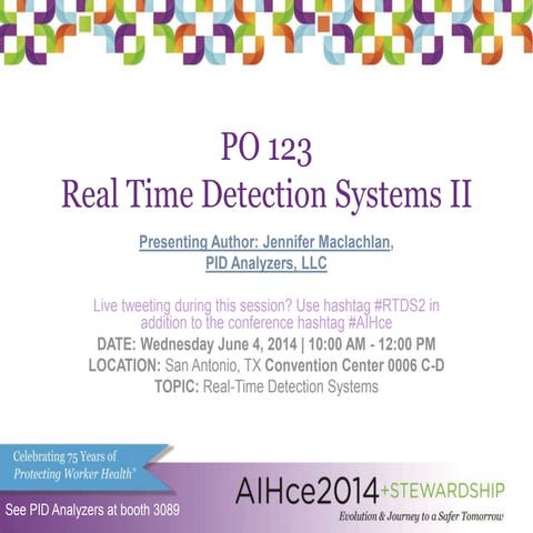 Real Time Detection Systems II at #AIHce 2014 