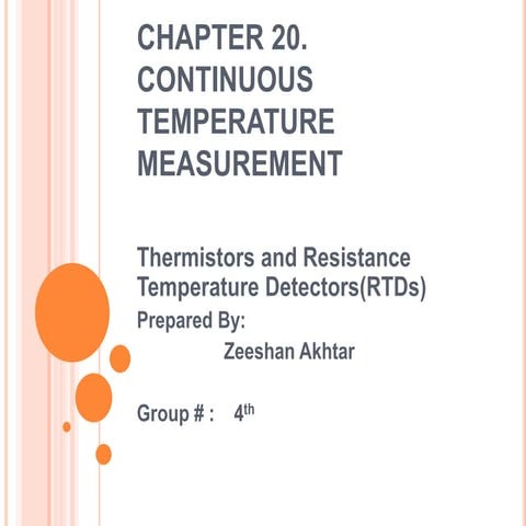 Rtds & thermistors