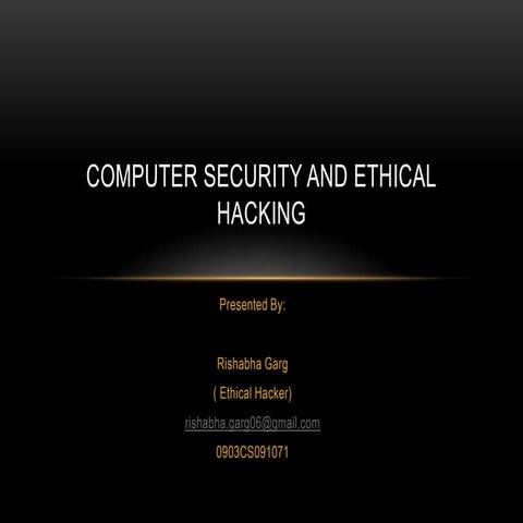 Ethical hacking