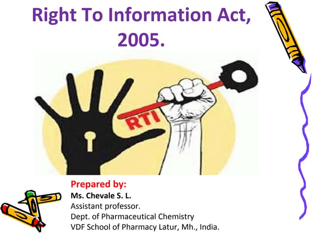 Rti Act 2005 Ppt Rti Act 2005 Ppt