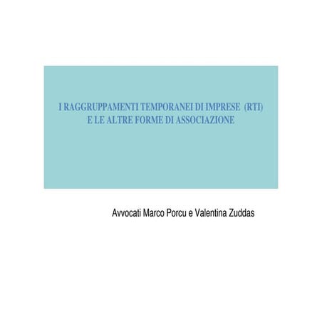Open Lesson: “Gli aspetti giuridici nella partecipazione ai bandi pubblici”