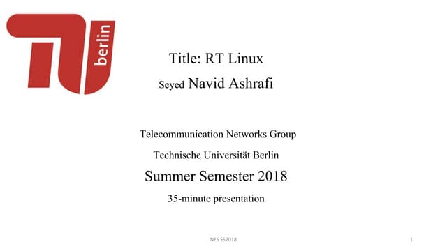 Real time Linux