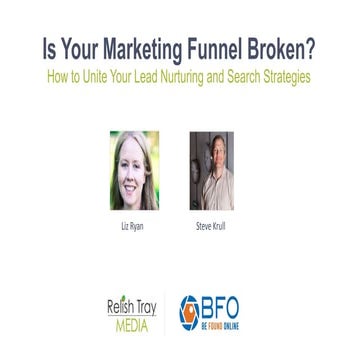Is Your Marketing Funnel Broken?: Uniting Lead Nurturing & Search Strategies