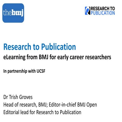 Research to Publication